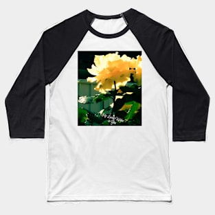 Wish Flower of Translucent Yellow Baseball T-Shirt